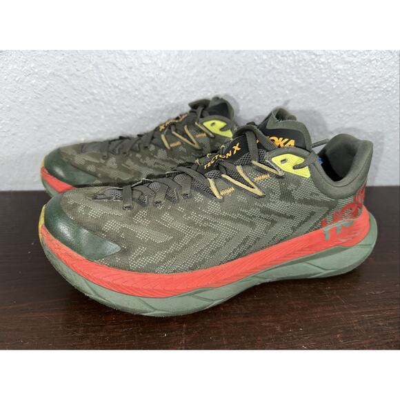 Hoka Other - HOKA Tecton X Trail Shoes Thyme Fiesta 1123161 TFST Men’s Size 8 D